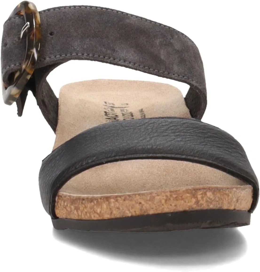 NAOT Footwear Kingdom Women’s Wedge Sandal with Buckle, Cork Footbed, and Arch Support - Adjustable Three-Strap Sandal With Backstrap - Comfort and Support – Lightweight and Perfect for Travel