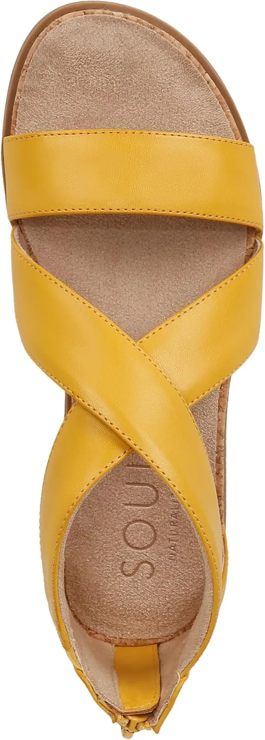 Naturalizer Soul Women's Cindi Strappy Flat Sandal