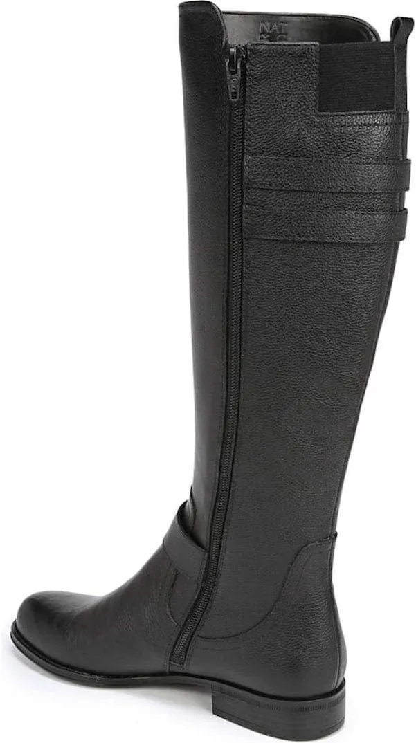 Naturalizer Women's Jessie Knee High Buckle Detail Riding Boot