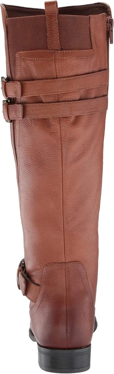 Naturalizer Women's Jessie Knee High Buckle Detail Riding Boot