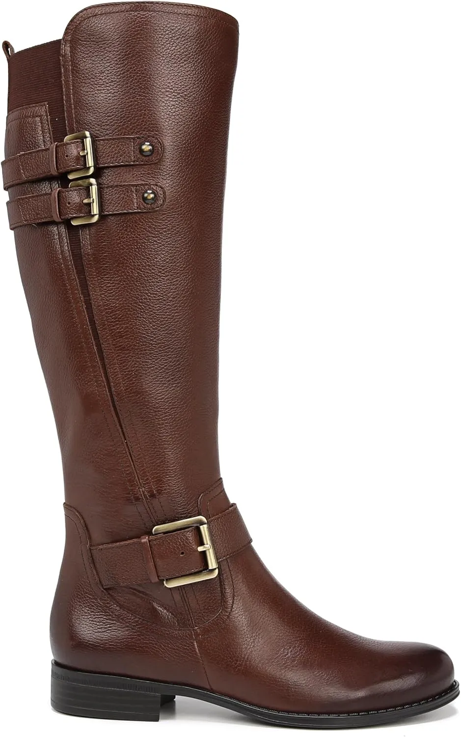 Naturalizer Women's Jessie Knee High Buckle Detail Riding Boot