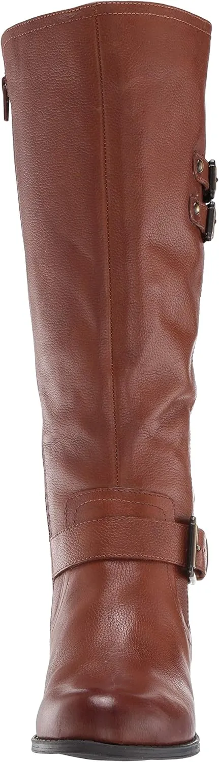 Naturalizer Women's Jessie Knee High Buckle Detail Riding Boot