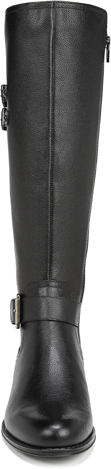 Naturalizer Women's Jessie Knee High Buckle Detail Riding Boot