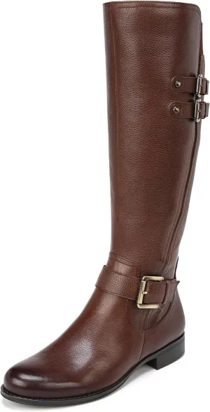 Naturalizer Women's Jessie Knee High Buckle Detail Riding Boot