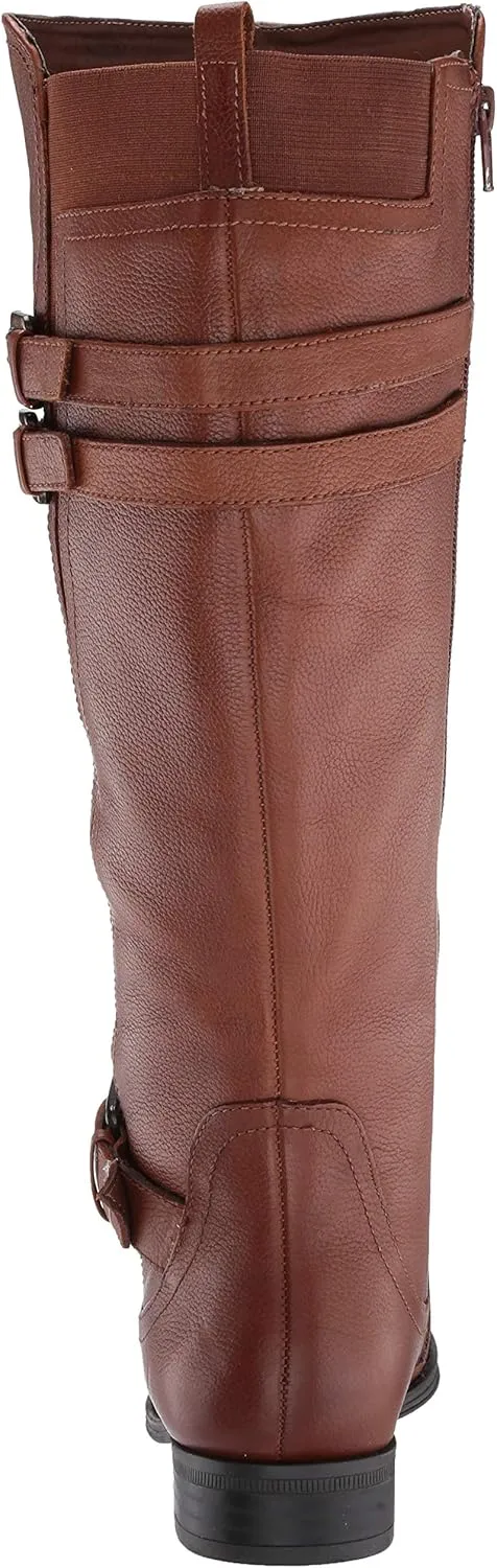 Naturalizer Women's Jessie Knee High Buckle Detail Riding Boot