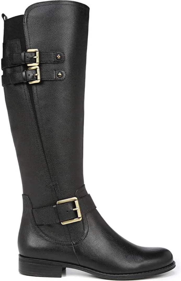 Naturalizer Women's Jessie Knee High Buckle Detail Riding Boot