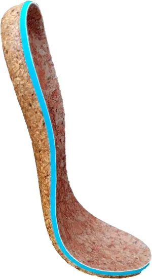 Nature Cork Arch Support Insoles for Men and Women Shoe Inserts Orthotic Inserts Flat Feet Foot - Plantar Fasciitis Orthotic Insoles for Arch Pain High Arch - Boot Insoles (Women 7.5-8 / Men 7-7.5)