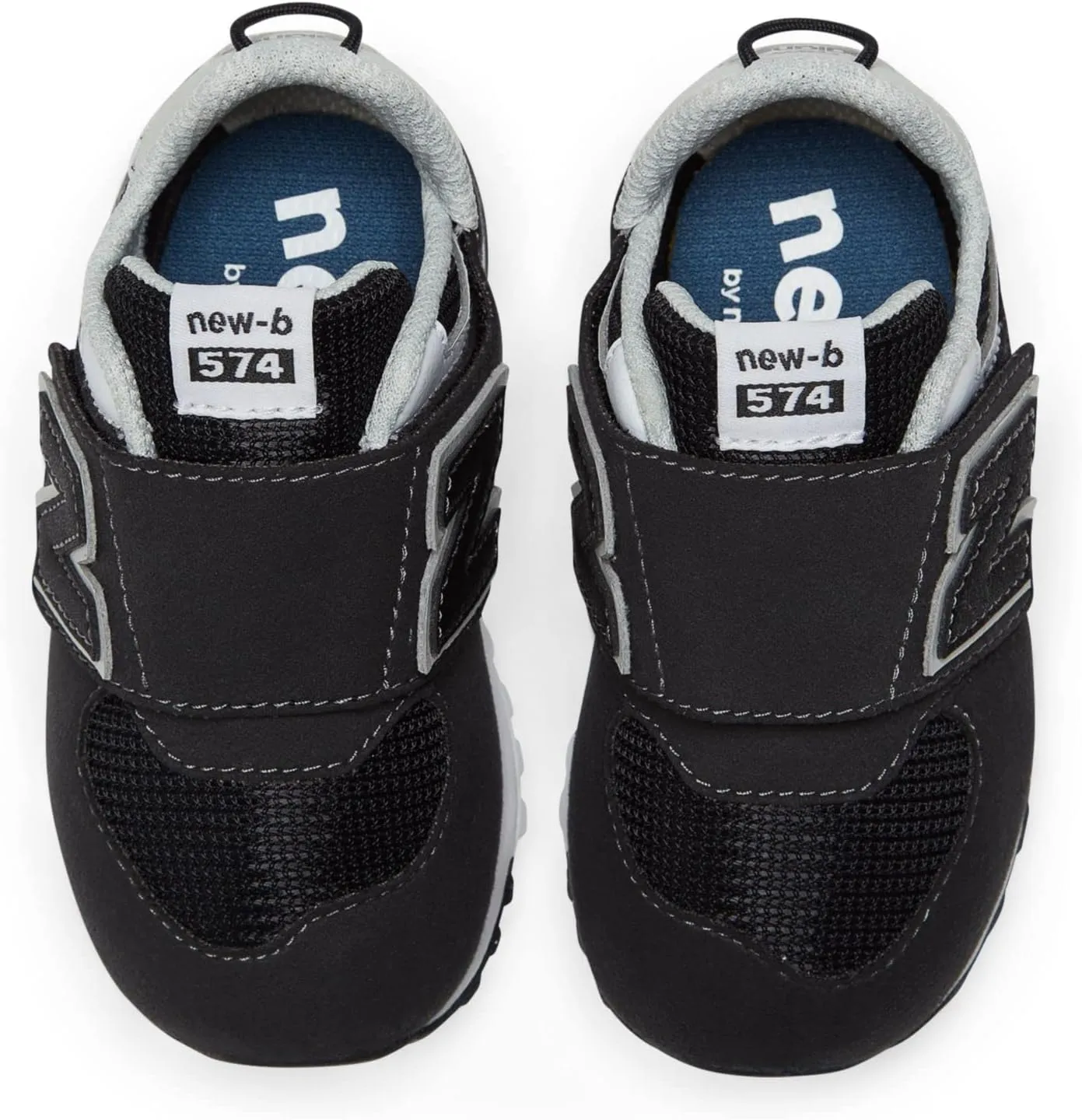 New Balance Kids' 574 V1 New-B Hook and Loop Sneaker