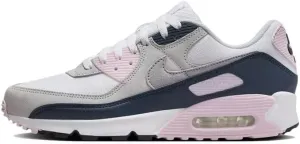 Nike Air Max 90 Men's Shoes (DM0029-106, White/Pink Foam/Armory Navy/Wolf Grey)