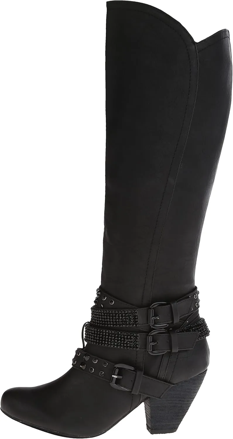 Not Rated Women's Cocktail Queen Riding Boot