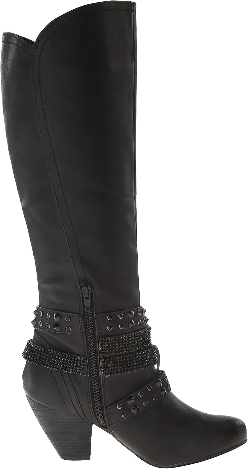 Not Rated Women's Cocktail Queen Riding Boot