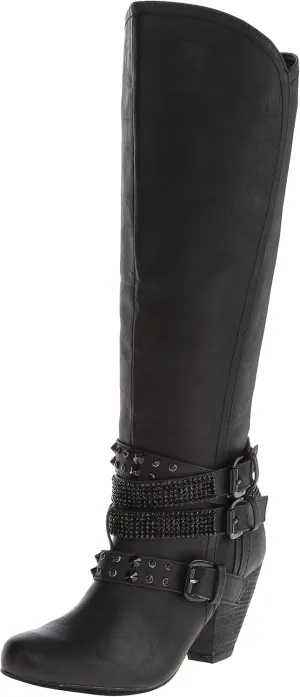 Not Rated Women's Cocktail Queen Riding Boot