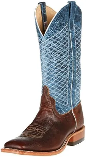 NRS Men's Mike Tyson Bison Cowboy Boots Brown 9 EE