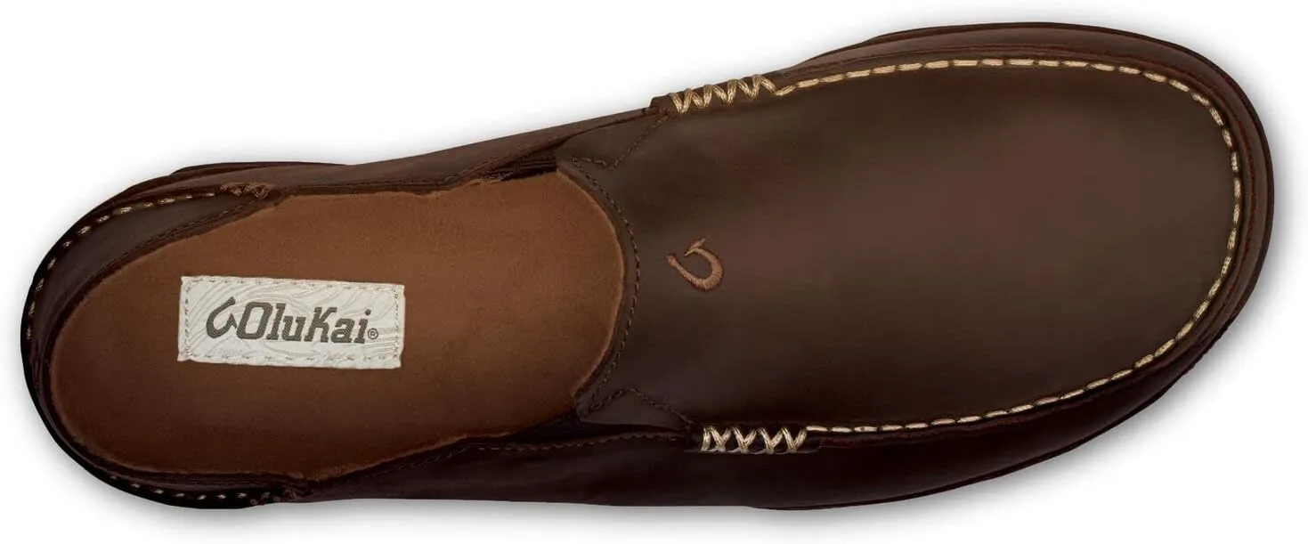 OLUKAI Men's Moloa-Nubuck Leather Loafer