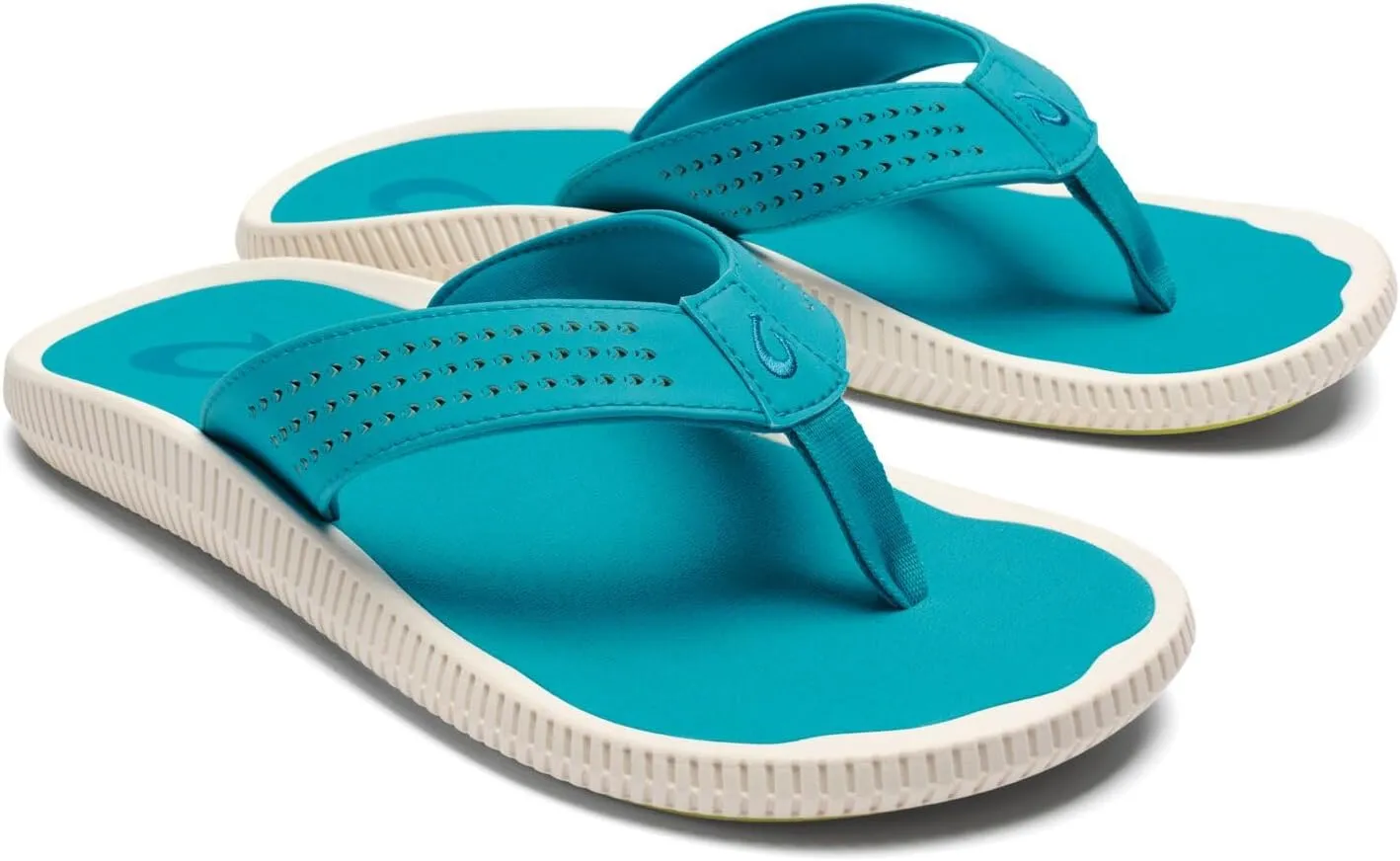 OLUKAI Ulele Men's Beach Sandals, Water Resistant Flip Flops, Arch Support & Comfort Fit, Lightweight & Durable, Enhanced Grip & Traction