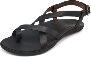 OLUKAI Upena Women's Beach Sandals, Quick-Dry Flip-Flop Slides, Water Resistant & Modern Low Profile Design, All-Day Comfort Fit & Wet Grip Soles