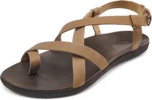 OLUKAI Upena Women's Beach Sandals, Quick-Dry Flip-Flop Slides, Water Resistant & Modern Low Profile Design, All-Day Comfort Fit & Wet Grip Soles