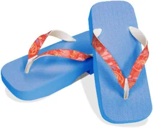 [One Step] [Hajime] Geta Clogs, Soft and Water Resistant, Made of Sponge, 9.4 inches (24 cm), SB/Gradeflower x Red, Gradeflower x Red (Gradeflower x Red/24), Gradiene Flower × Red, 24.0 cm