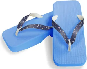 [One Step] [Hajime] Geta Geta Clogs, Soft and Water Resistant, Made of Sponge, 10.6 inches (27 cm), SB/Cherry Blossom x Navy Blue, Cherry Blossom x Navy (Sakura x Navy/27), Sakura × Navy, 27.0 cm