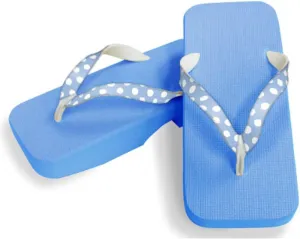 [One Step] [Hajime] Geta Geta Clogs, Soft and Water Resistant, Made of Sponge, 10.6 inches (27 cm), SB/Dot x SK Blue, Dot x Sky Blue (Dot x Sky Blue/27), Dot × Sky Blue, 27.0 cm