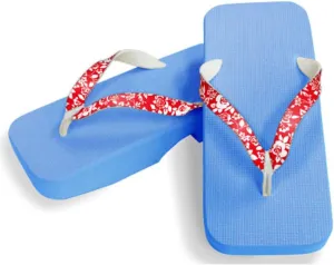 [One Step] [Hajime] Geta Geta Clogs, Soft and Water Resistant, Made of Sponge, 11.2 inches (28.5 cm), SB/Rose x Red, Rose x Red (Rose x Red/28.5), Rose × Red, 28.5 cm