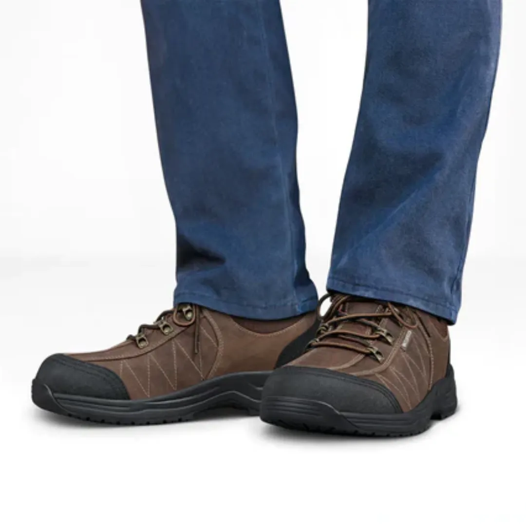 Orthofeet - Men-  Dolomite Work Shoes - Brown