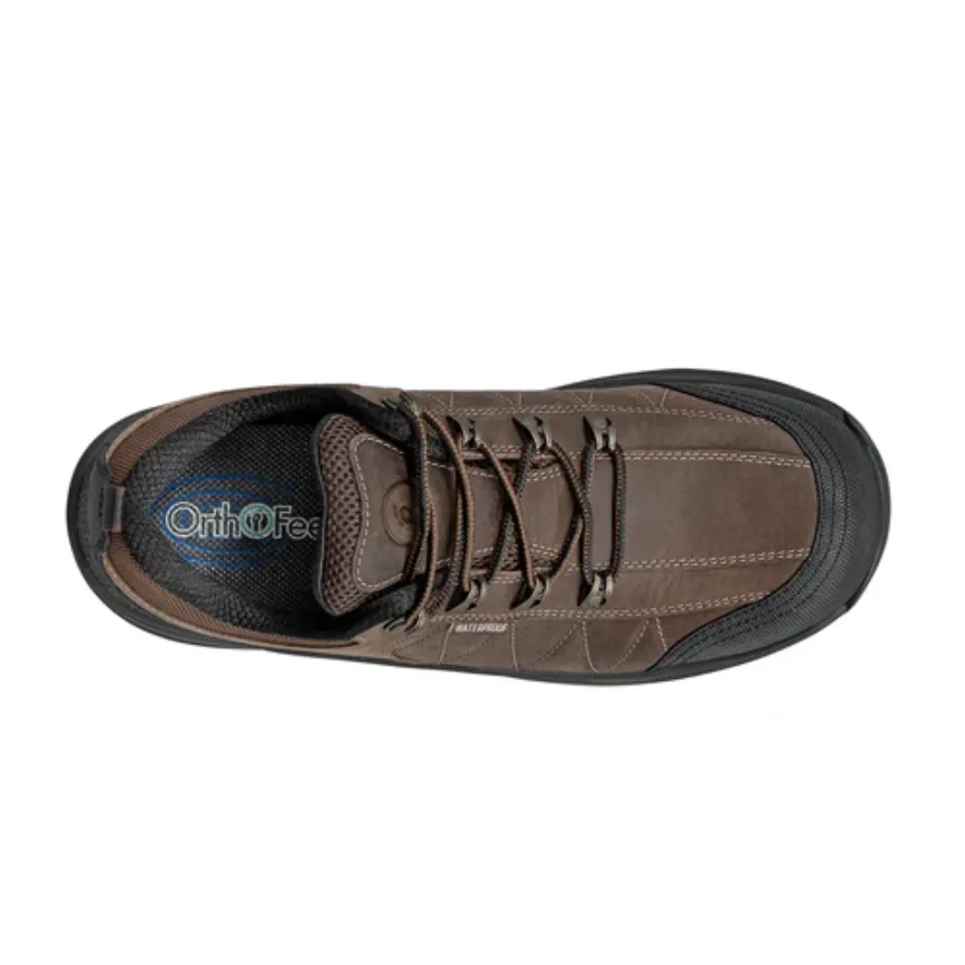 Orthofeet - Men-  Dolomite Work Shoes - Brown