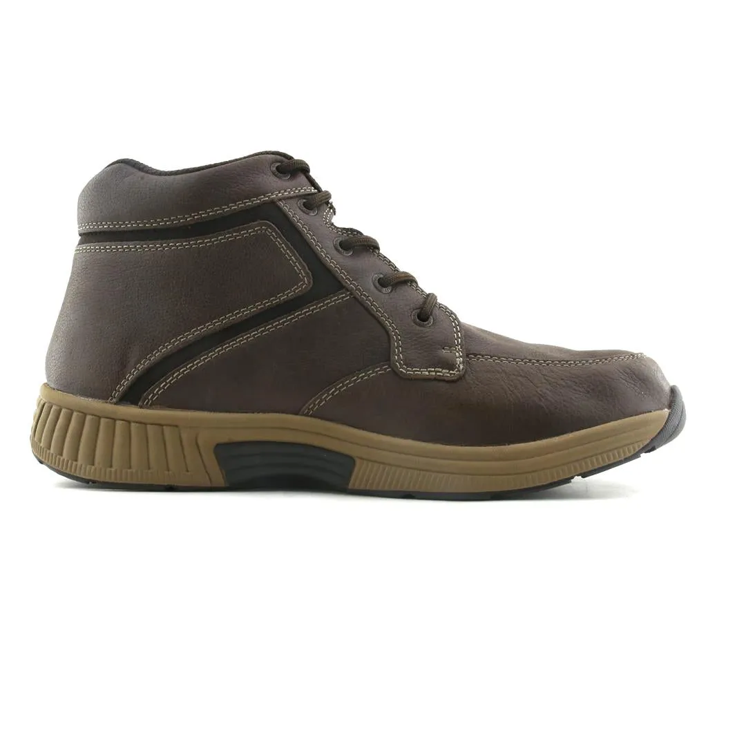 Orthofeet Men's Boot Highline - Dark Brown