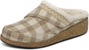 Orthofeet Women's Orthopedic Slippers for Plantar Fasciitis Relief Clara