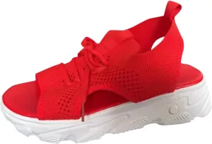 Orthopedic Wedge Sandals for Women Casual Breathable Mesh Hollow Out Open Toe Beach Shoes Lightweight Platform Ankle Strap Comfortable Outdoor Shoes Sandals