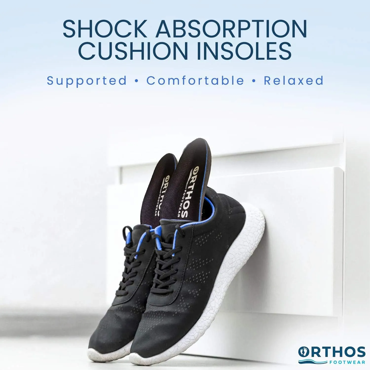 Orthos Shearling Orthotic Insoles - Inserts W/Arch Support Size: J - Mens 13