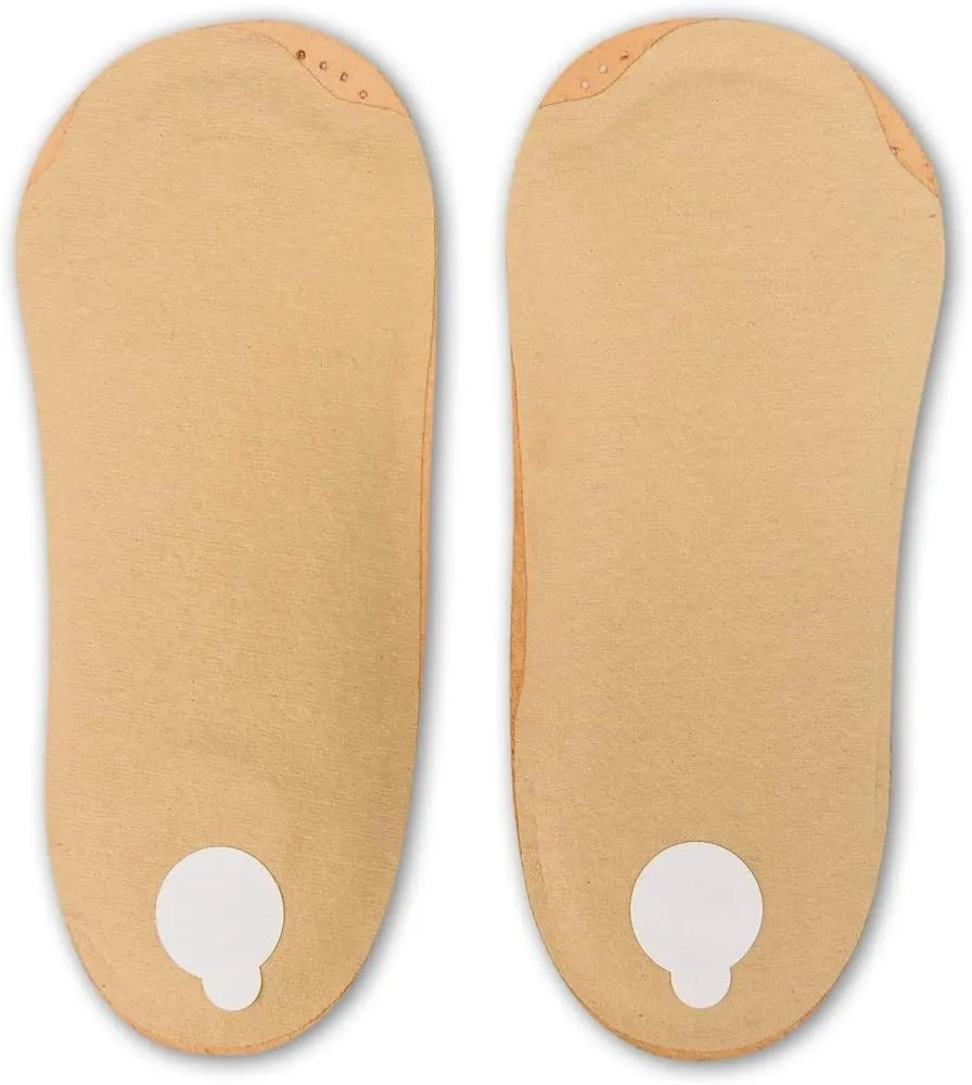 Orthotic Inserts Made in Germany | 3/4 Length, Quality Leather, Ultra-Light | Shoe Boot Insoles with Arch Support, Metatarsal Pad & Heel Cushion | Tacco Nova (38 EUR/US L7)
