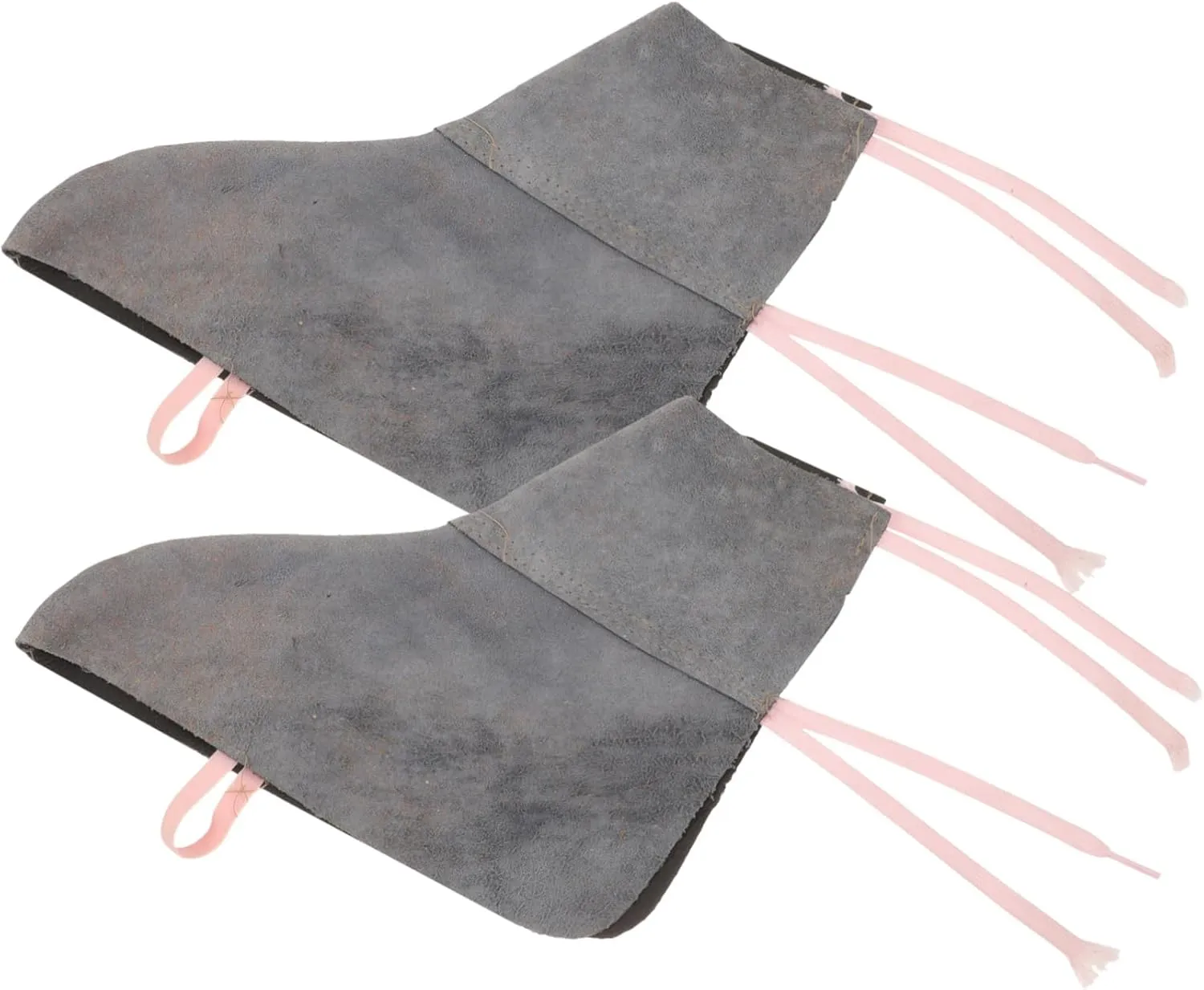 Pair Welder Boot Protectors Cowhide Shoe Covers for Welding Heat- Non-skid Random