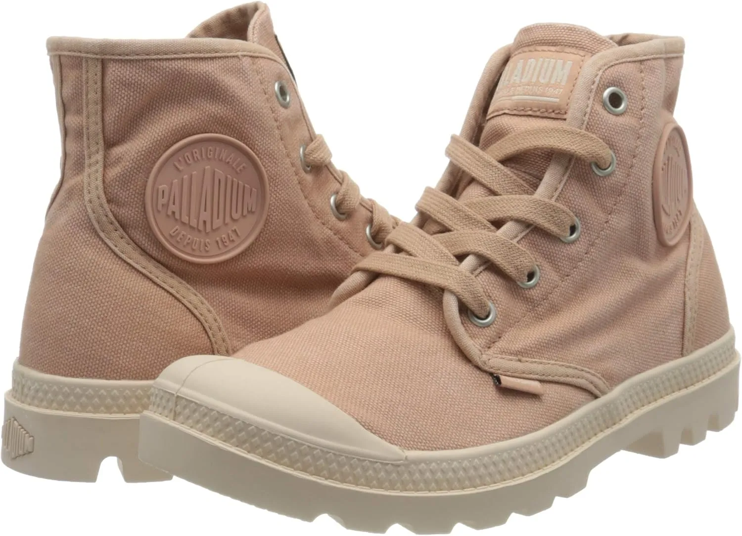 Palladium Men's Pampa Hi Boot, Vegan Canvas Lace Up Boot