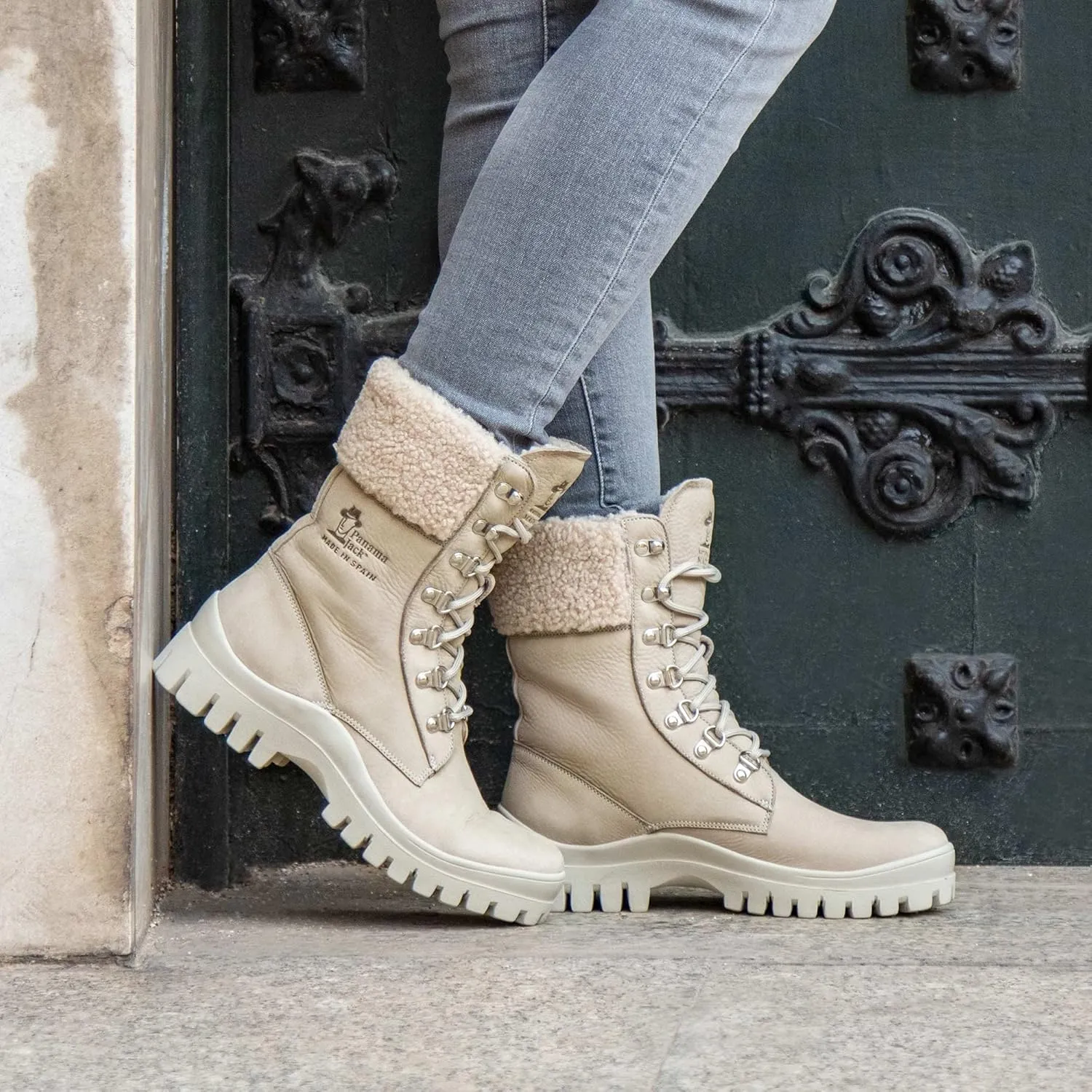 Panama Jack Women's Classic Combat Boot