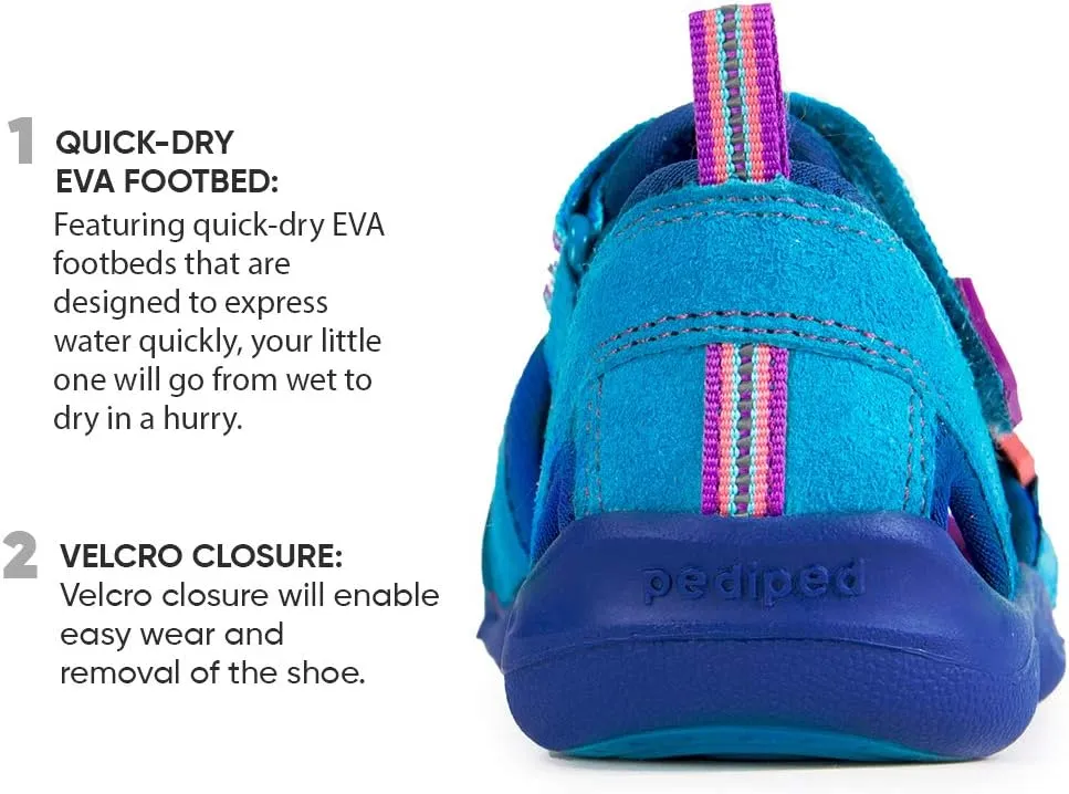 pediped Unisex-Child Sahara Flat