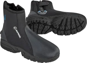 Phantom Aquatics Rapido Boutique Collection Propel 6mm Neoprene Wetsuit Zippered Hard Sole Boot, Scuba Diving Fishing Booties, Anti-Slip Rubber Sole Safety Boots