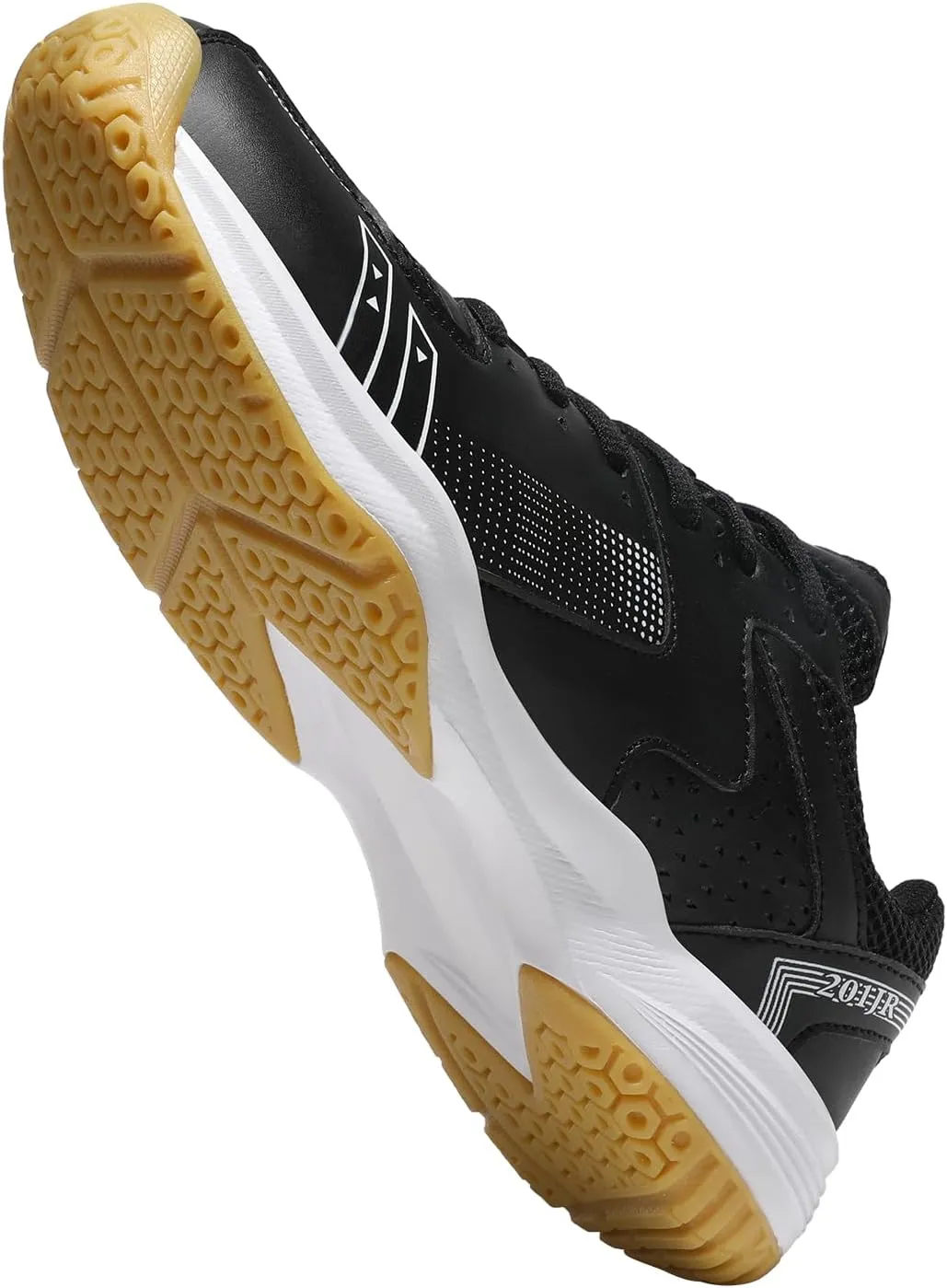 Pickleball Shoes for Men, All Court Tennis Shoes, Arch Support, White