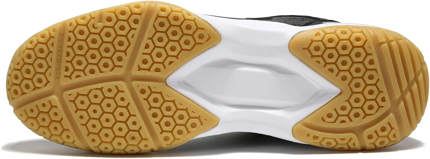 Pickleball Shoes for Men, All Court Tennis Shoes, Arch Support, White