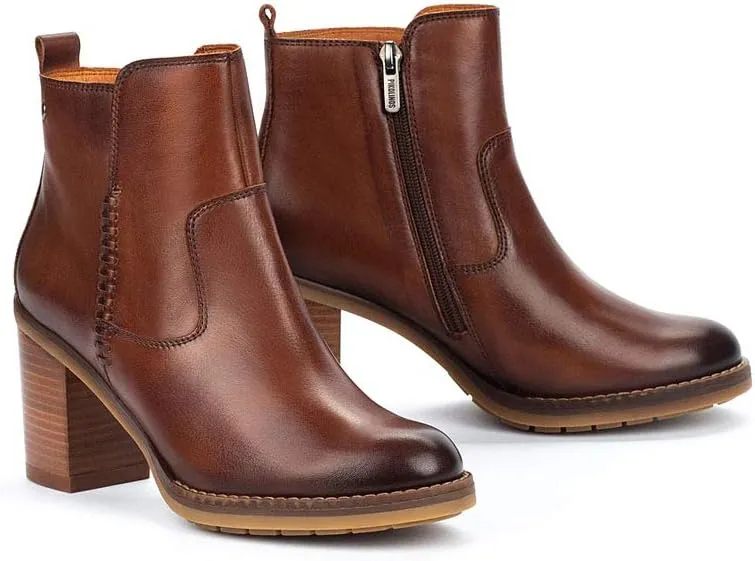 PIKOLINOS High-Heel Ankle Boot Leather Pompeya for Woman