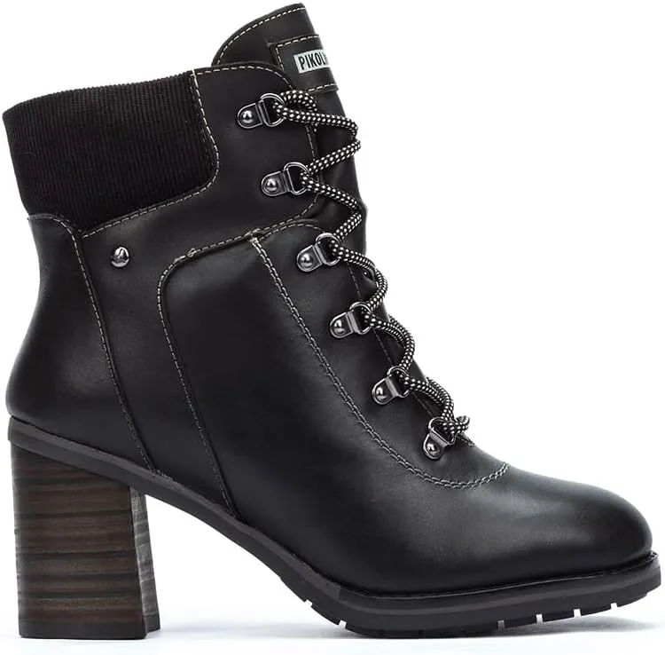 PIKOLINOS High-Heel Ankle Boot Leather Pompeya for Woman