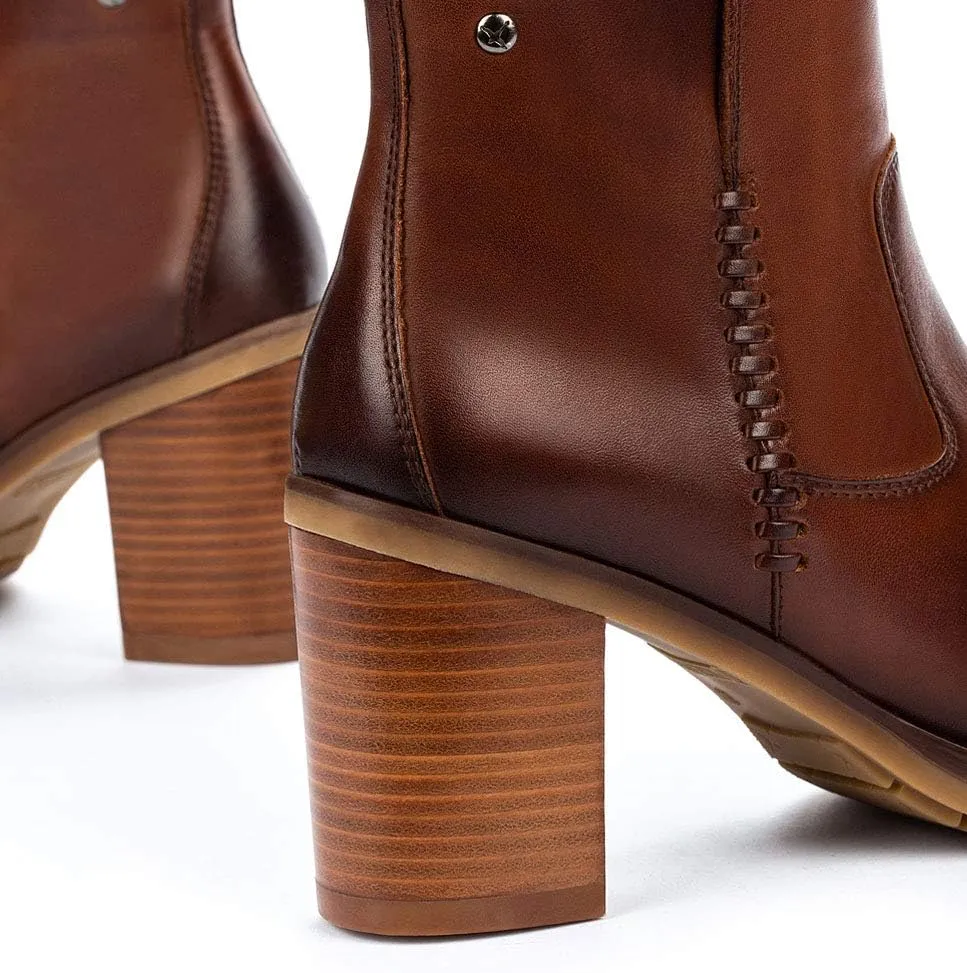PIKOLINOS High-Heel Ankle Boot Leather Pompeya for Woman