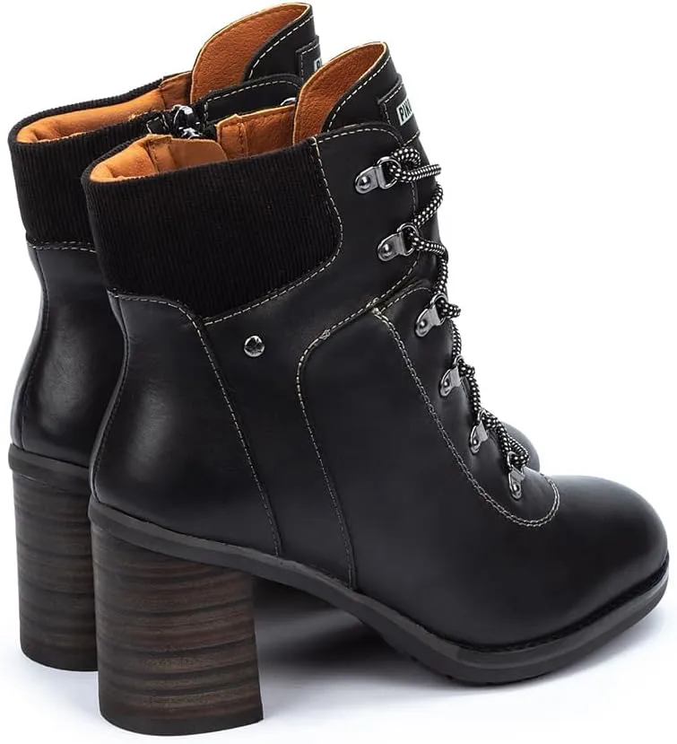 PIKOLINOS High-Heel Ankle Boot Leather Pompeya for Woman