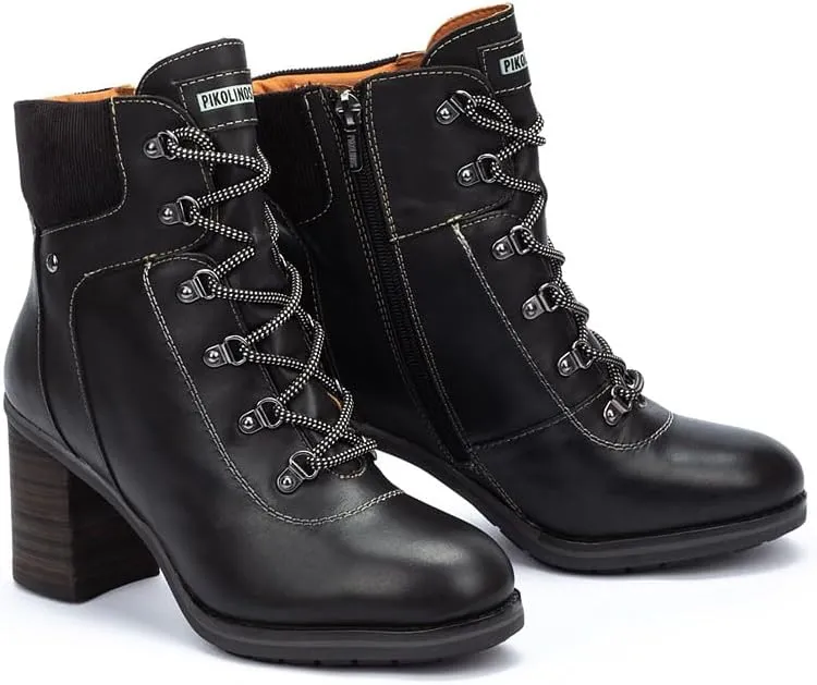 PIKOLINOS High-Heel Ankle Boot Leather Pompeya for Woman