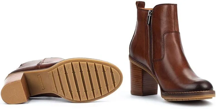 PIKOLINOS High-Heel Ankle Boot Leather Pompeya for Woman