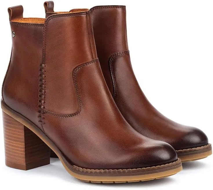 PIKOLINOS High-Heel Ankle Boot Leather Pompeya for Woman