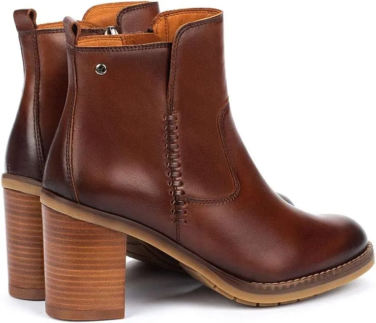 PIKOLINOS High-Heel Ankle Boot Leather Pompeya for Woman