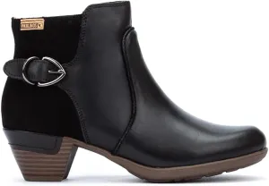 PIKOLINOS High-Heel Ankle Boot Leather Rotterdam for Woman Black