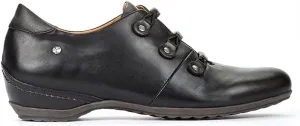 PIKOLINOS Womens Venezia 968-4754 Loafer Shoes, Black/Lead, 37 EU / 6.5-7 US