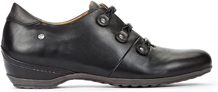 PIKOLINOS Womens Venezia 968-4754 Loafer Shoes, Black/Lead, 37 EU / 6.5-7 US